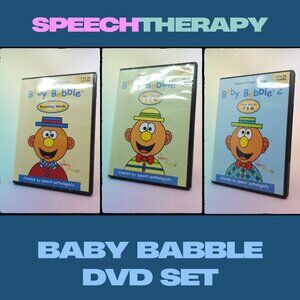 Speech Therapy Materials Pre Owned - Baby Babble DVD Set of 3